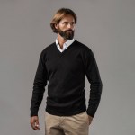 pulover-pentru-barbati-cu-decolteu-in-v-promotional-personalizat-negru