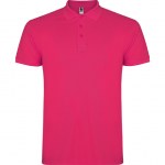 tricou-polo-promotional-personalizat-star-roz-aprins